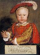 Hans holbein the younger Portrait of Edward VI as a Child oil painting on canvas